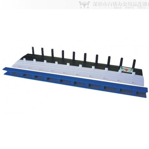 12.5MM十孔裝訂夾條 黑色 裝訂90頁 100根裝