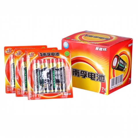 南孚高性能7號堿性電池lr3 4粒卡裝
