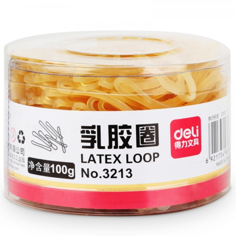 得力3213乳膠圈(100g/筒)-6