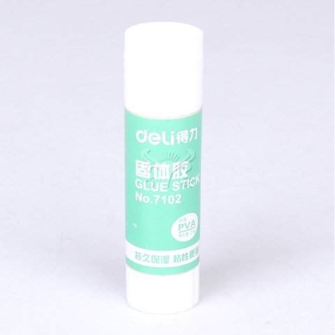 得力固體膠 21g固體膠辦公固體膠膠棒7102-6